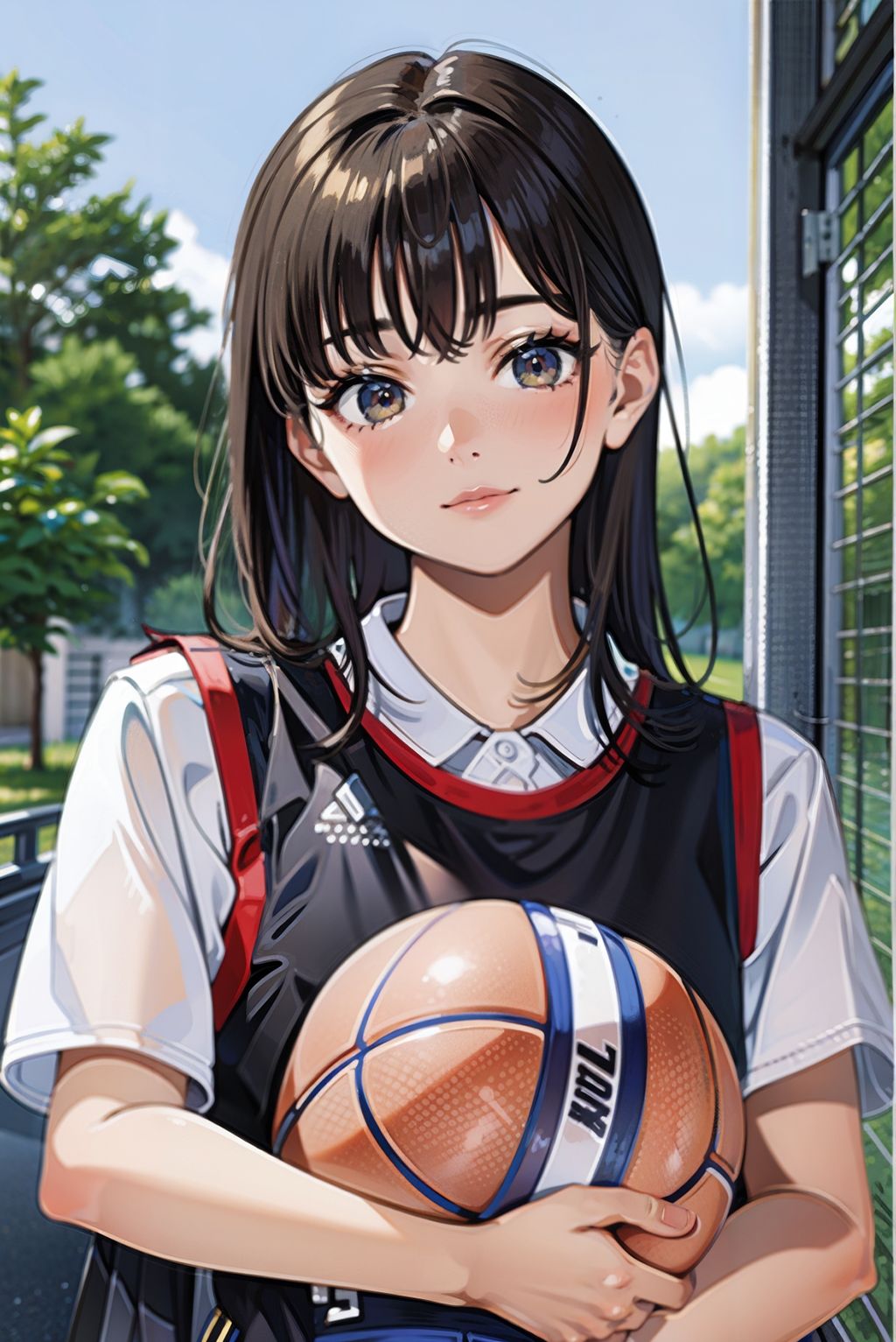 サンプル画像1:【200枚】今日も放課後練習に付き合って(フェチAI) [d_293280]