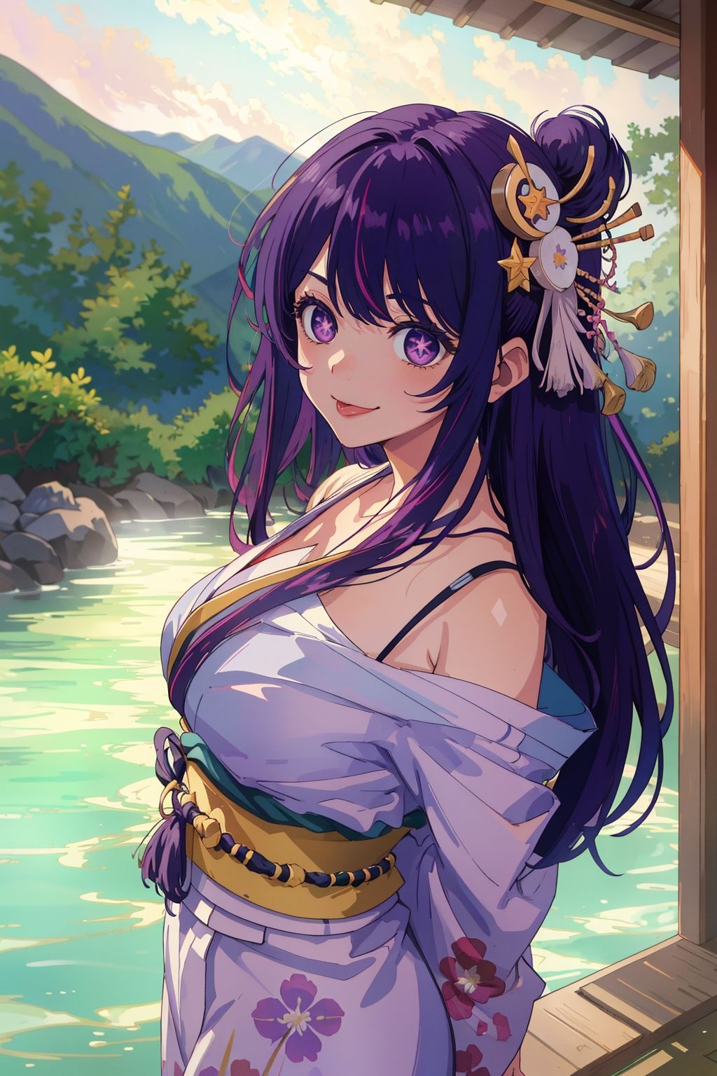 サンプル画像4:アイドルとおしのび温泉旅行(鴨ねぎ堂) [d_293333]