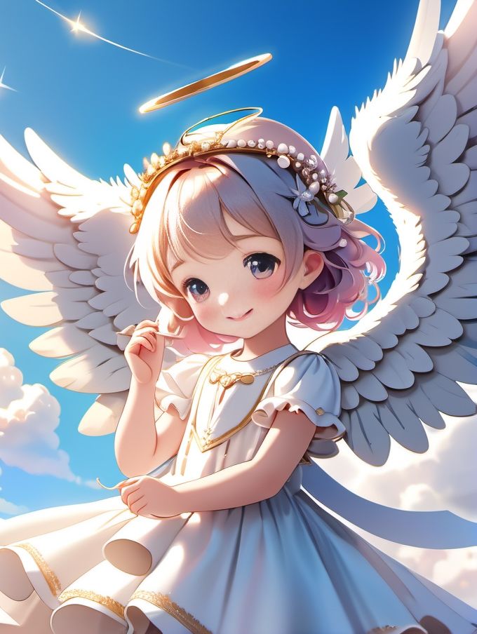 サンプル画像3:天使ちゃん(かわいいもの倶楽部) [d_293401]