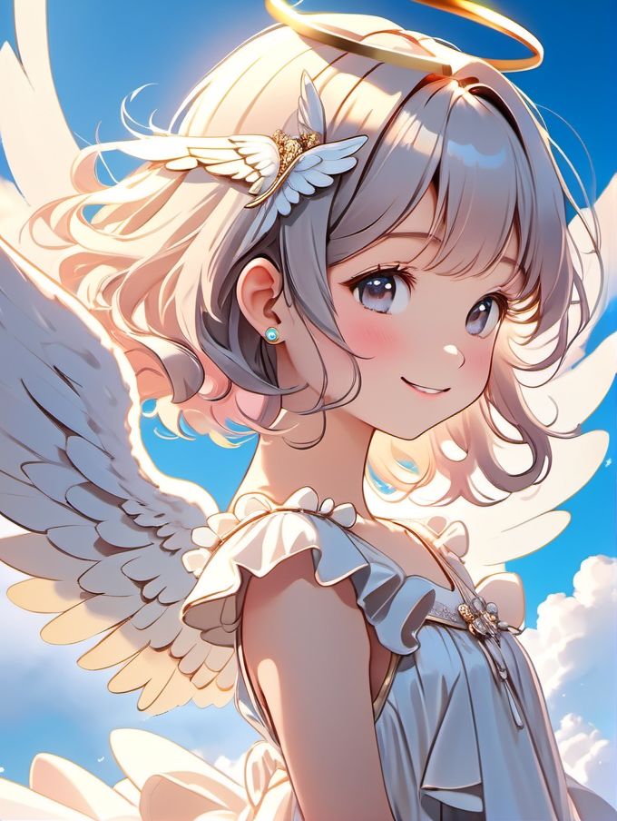 サンプル画像5:天使ちゃん(かわいいもの倶楽部) [d_293401]