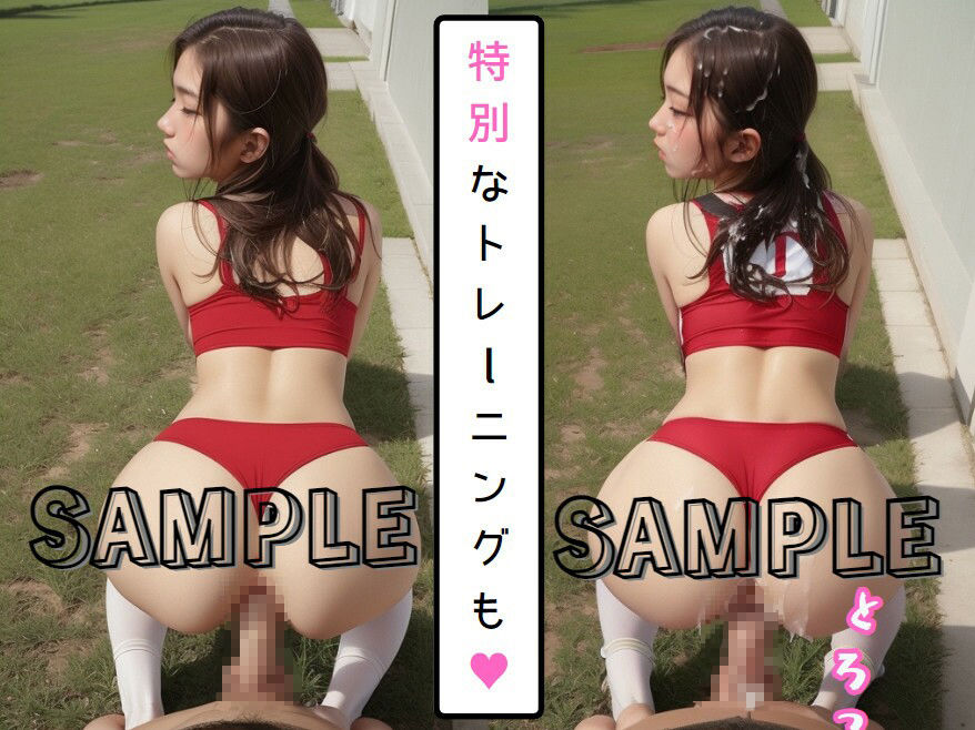 サンプル画像3:陸上部のひみつ2 後ろからの密着指導(山の上のオクラホマ) [d_293407]