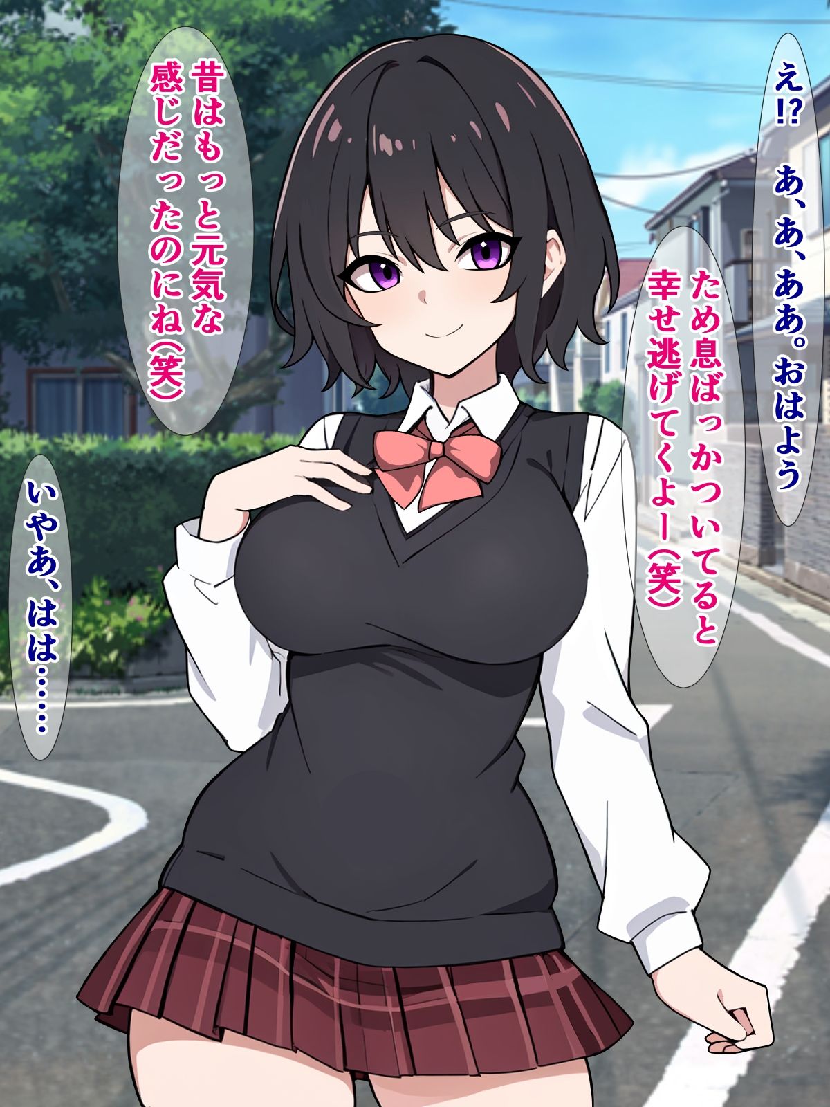 サンプル画像1:超能力で同級生を覗き見したら、ヤリチンとえぐいくらいヤリまくってた…(さざめき通り) [d_293435]