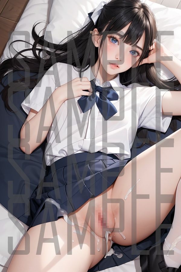 サンプル画像1:着衣中出し記録集 JK制服編(AI grapher) [d_293448]