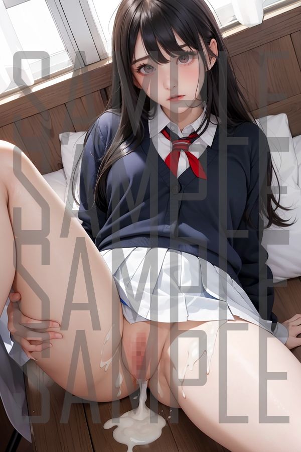 サンプル画像2:着衣中出し記録集 JK制服編(AI grapher) [d_293448]