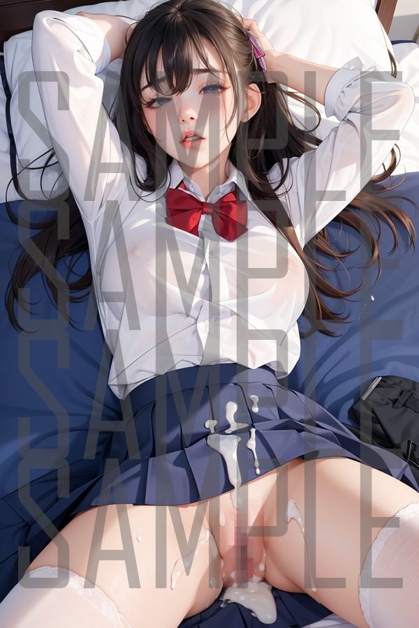 サンプル画像4:着衣中出し記録集 JK制服編(AI grapher) [d_293448]