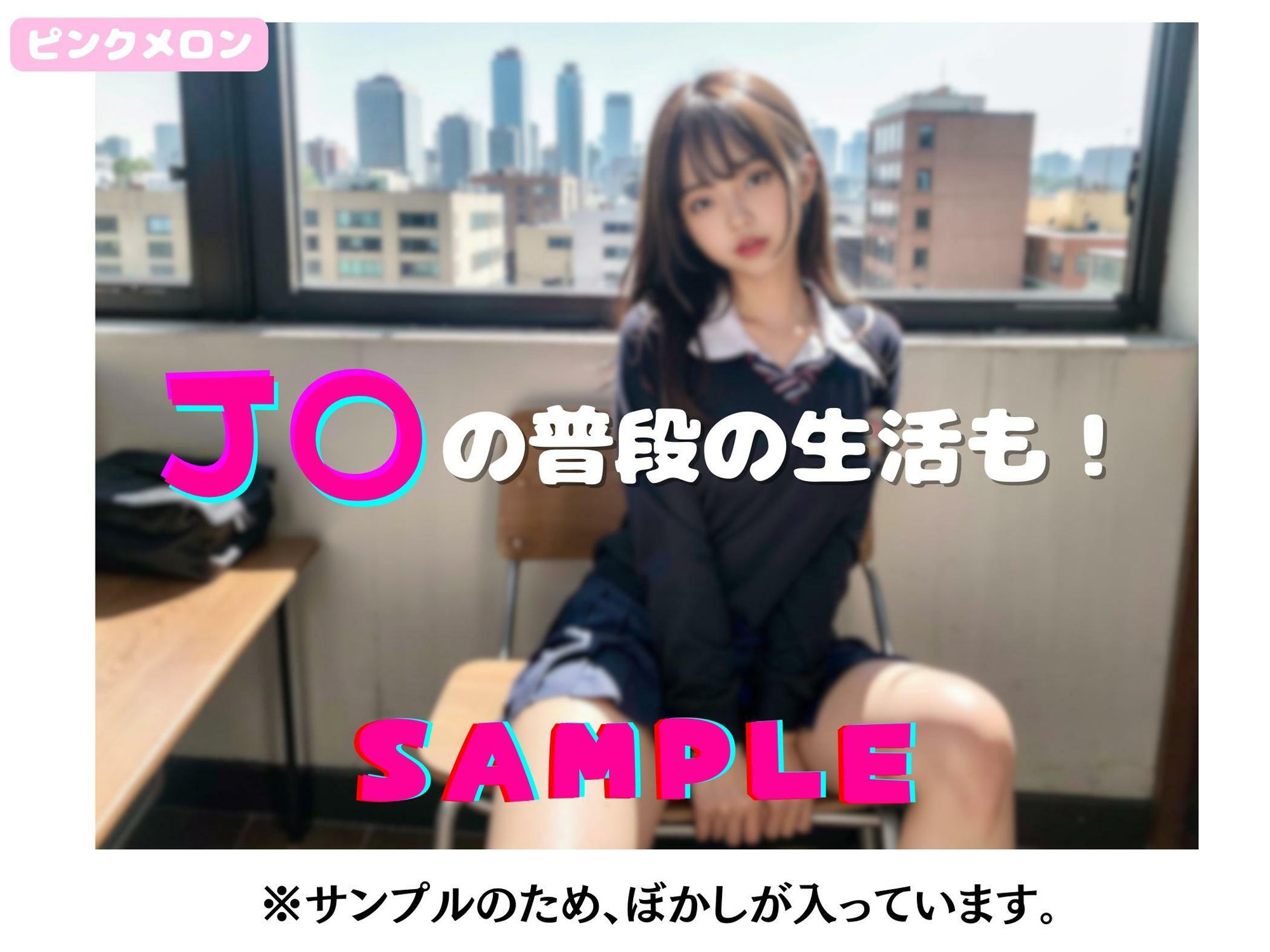 サンプル画像5:女子校生のたっぷり騎乗位(ピンクメロン) [d_293486]