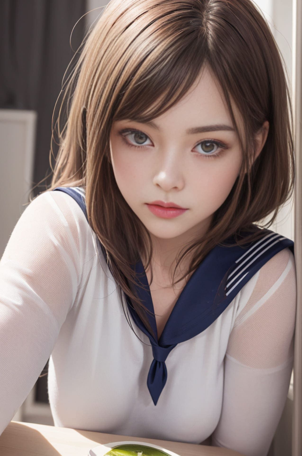 サンプル画像1:女子校生CG集(AIぱんだ牧場営業中) [d_293536]