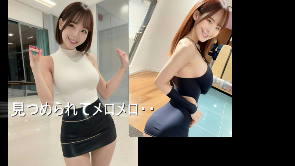 サンプル画像1:スマイル全開でお尻突き出し挑発してくれるお姉さん達！(スタジオTOMO) [d_293610]