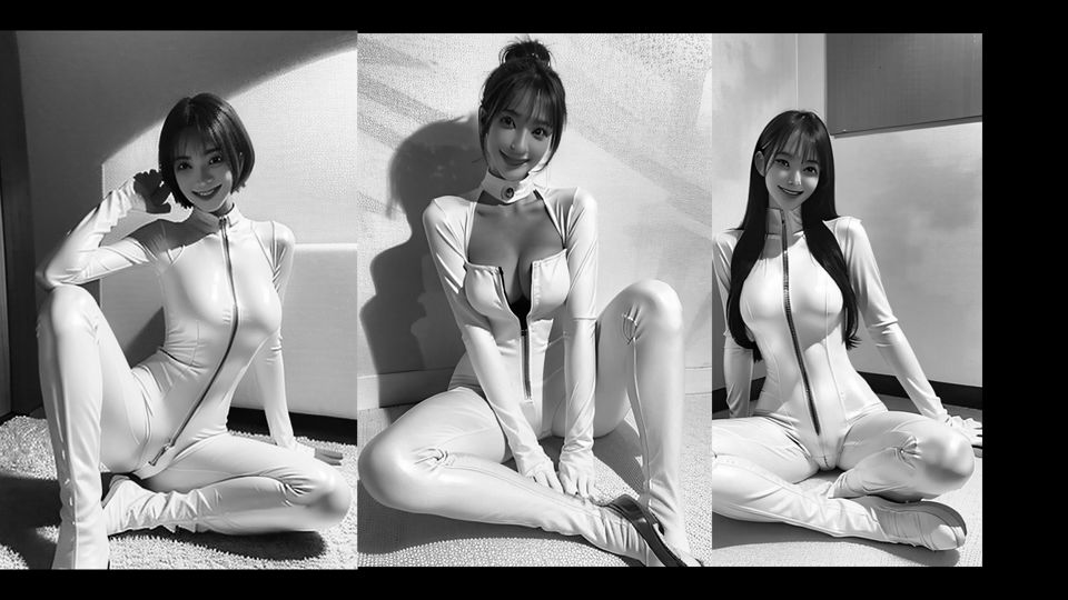 サンプル画像2:スマイル全開でお尻突き出し挑発してくれるお姉さん達！(スタジオTOMO) [d_293610]