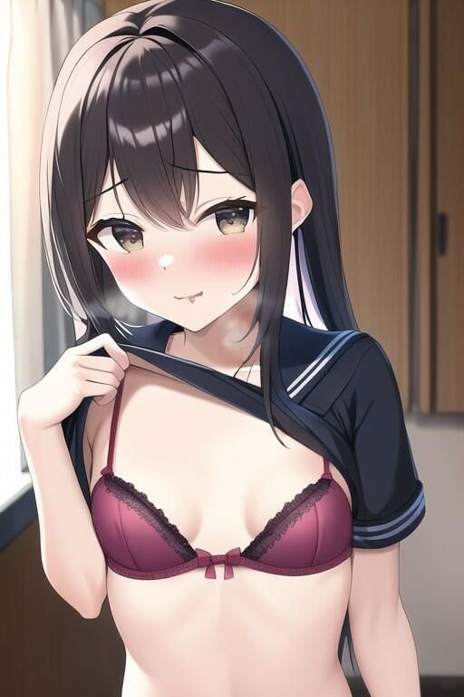 サンプル画像6:清楚系ビッチの貧乳JKがクラスの陰キャにおかずを提供してしまう集(変態ベイビー) [d_293623]