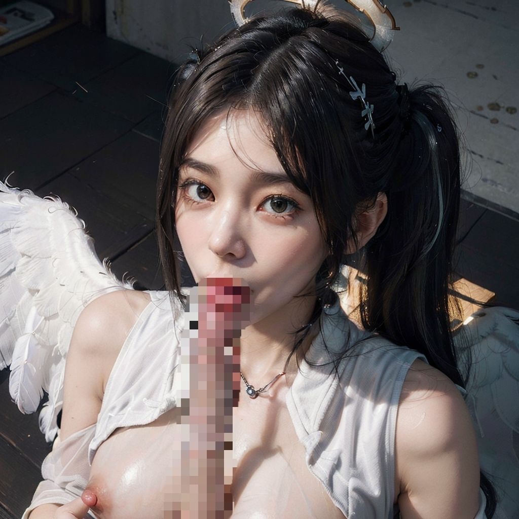 天使の聖水中出し騎乗位