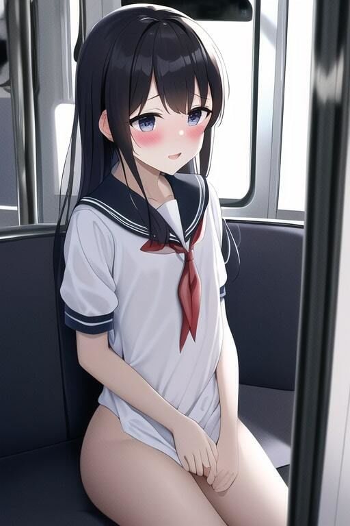 サンプル画像6:敏感な貧乳JKが露出行為で愛液を漏らしてるところを目撃され赤面してしまう集(変態ベイビー) [d_293732]