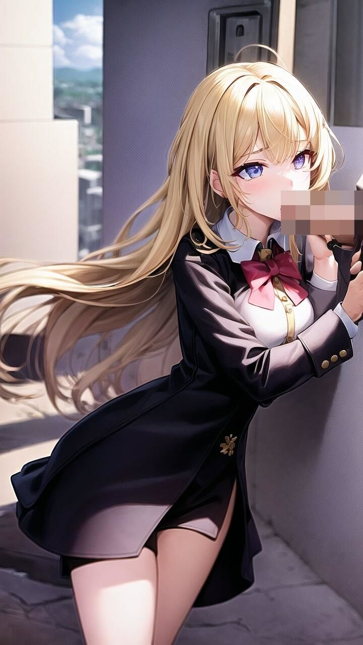 サンプル画像3:ブロンド制服女子との濃密な時間(ビンビンクリップ) [d_293804]