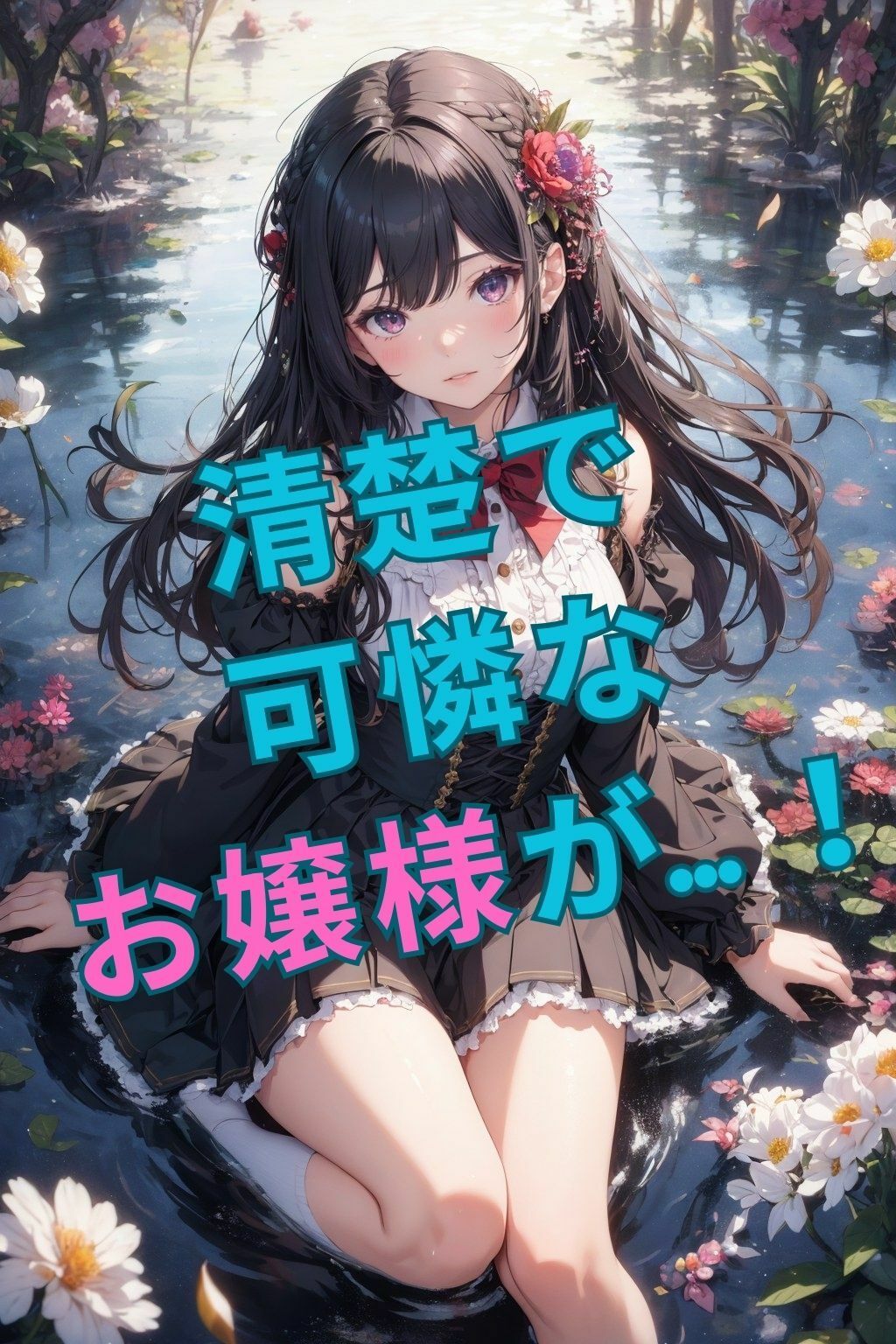 サンプル画像2:水の都のお嬢様・花の都のお姫様(水無月AI子の部屋) [d_293824]