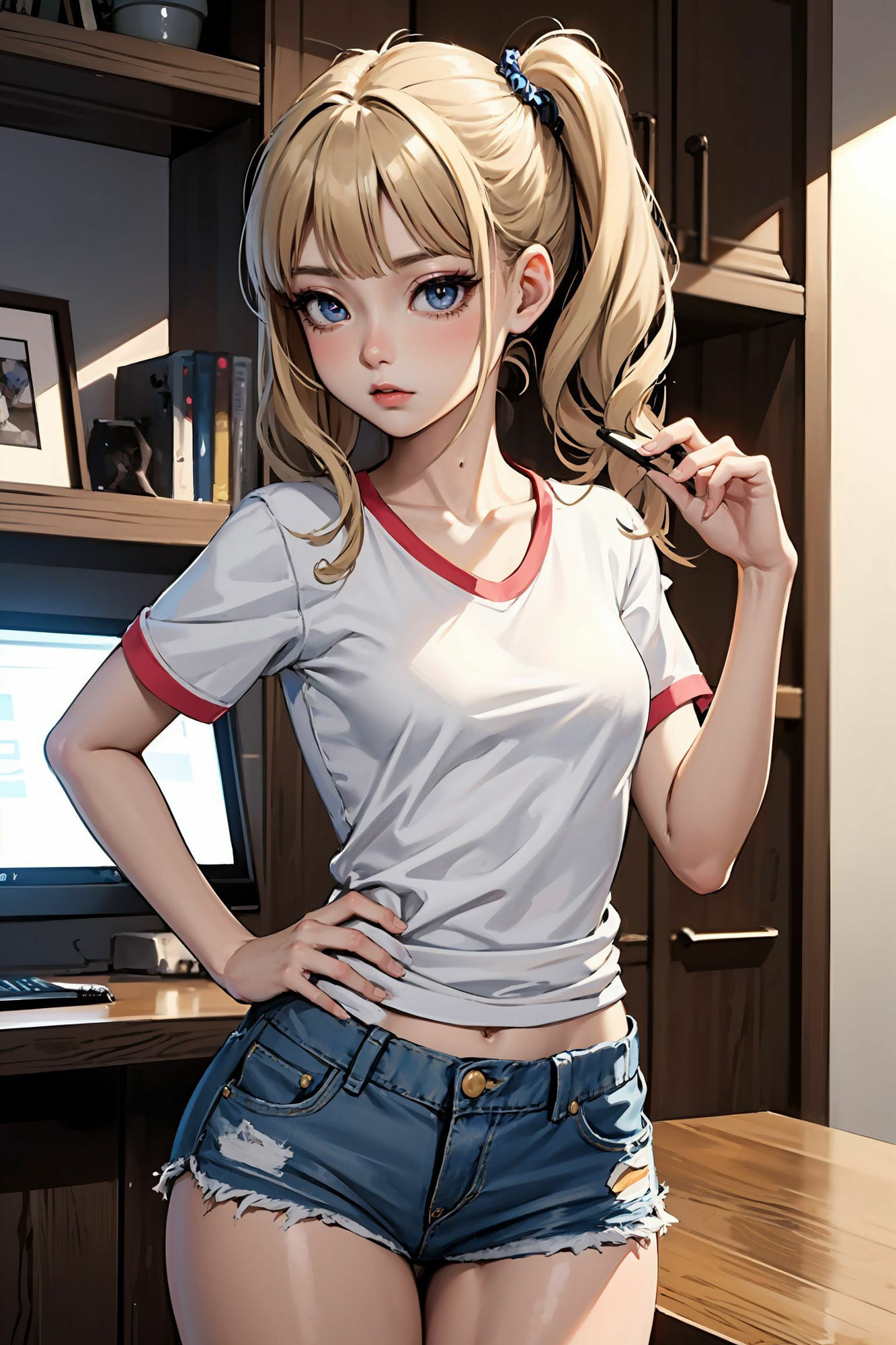 サンプル画像6:ギャルJKカノジョ(川瀬と遊園地) [d_293862]