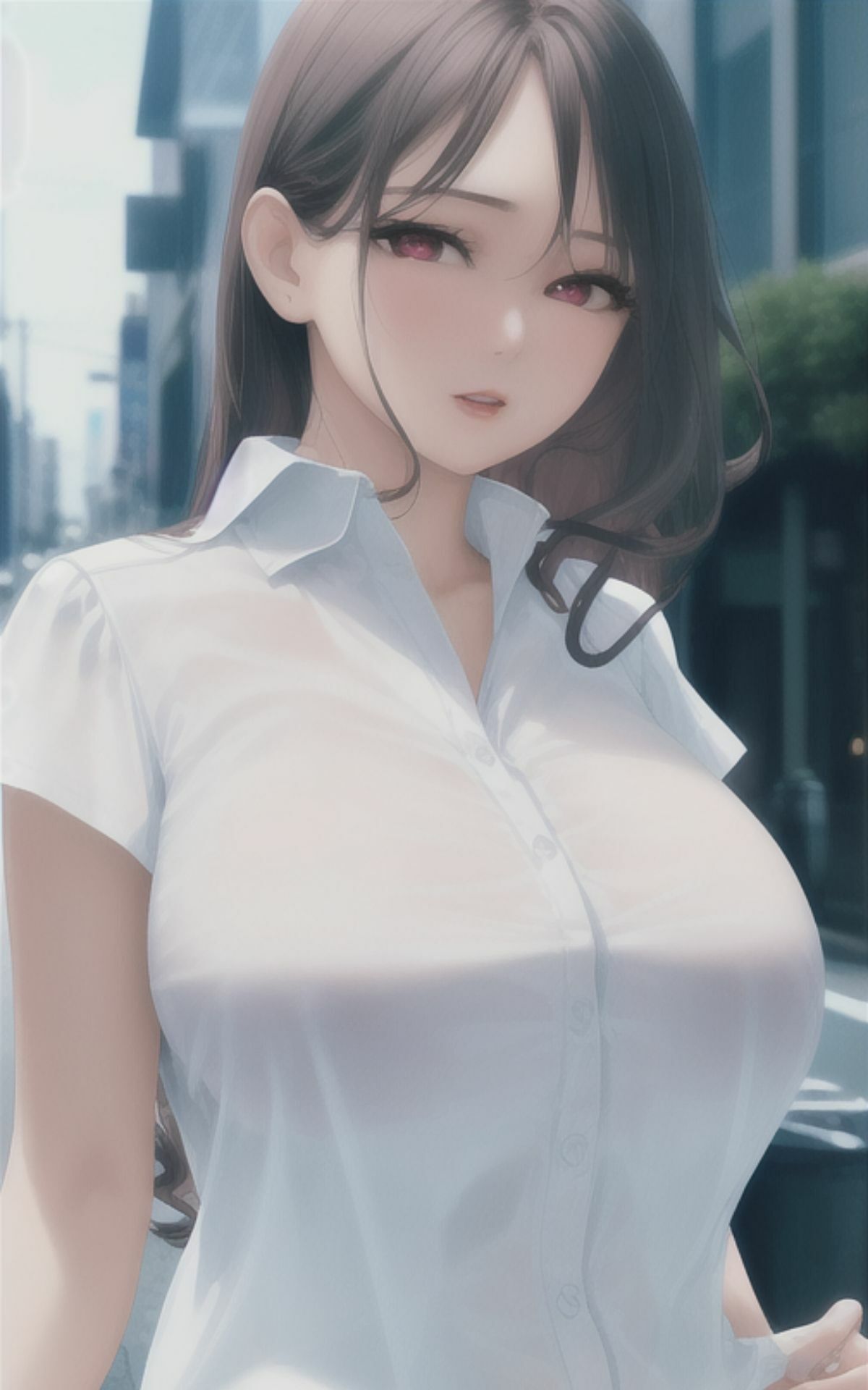 サンプル画像4:AI美女イラストvol.13街で見かけたえちえち女子(AI Girls Creation) [d_293866]