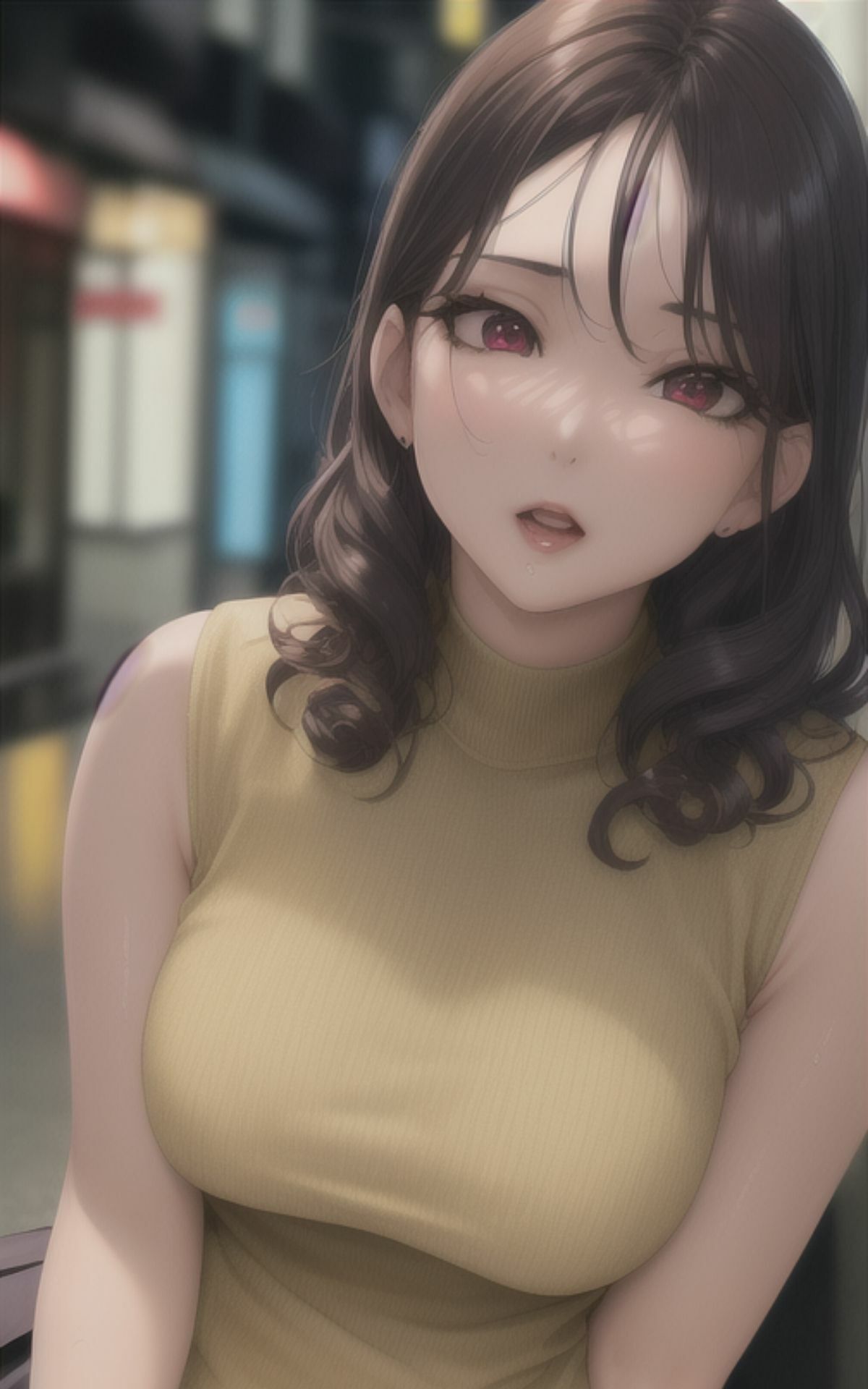 サンプル画像5:AI美女イラストvol.13街で見かけたえちえち女子(AI Girls Creation) [d_293866]