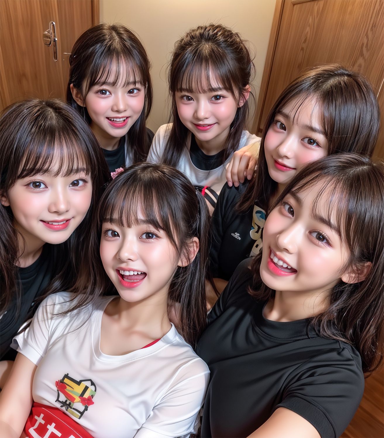 サンプル画像1:女子寮ハーレム(AI校生) [d_293873]