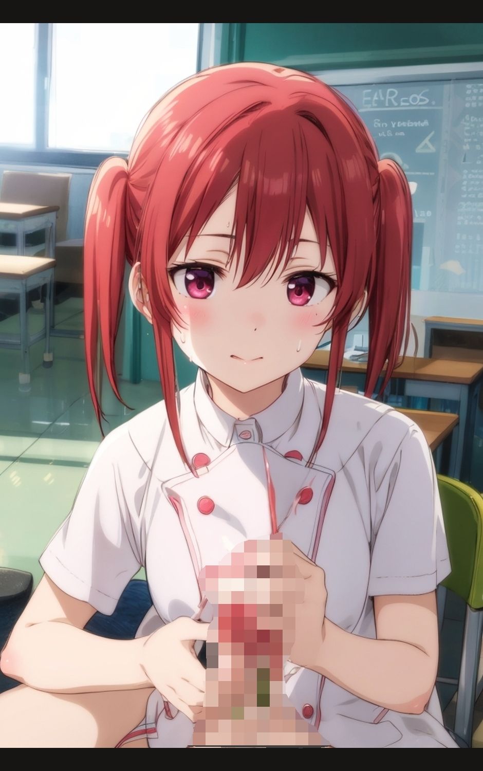 サンプル画像4:ふがいない僕は、君に見つめられながら、何度も果てた(kojirom画像生成所) [d_293882]