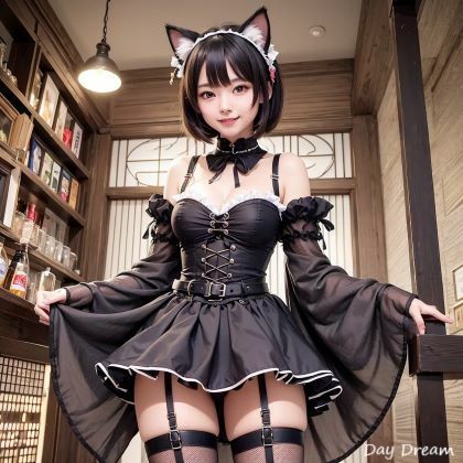 サンプル画像2:猫耳絶対領域(Day Dream) [d_293908]