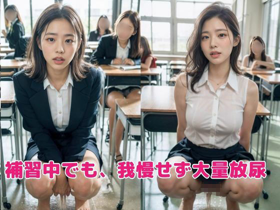 サンプル画像3:巨乳女教師のおもらし放尿(妄想スタジオ) [d_293914]