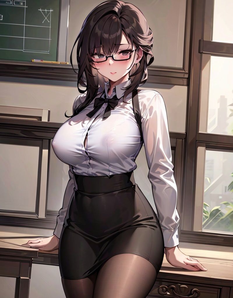 サンプル画像1:女教師の個人授業(アサヤケゾラ) [d_293956]