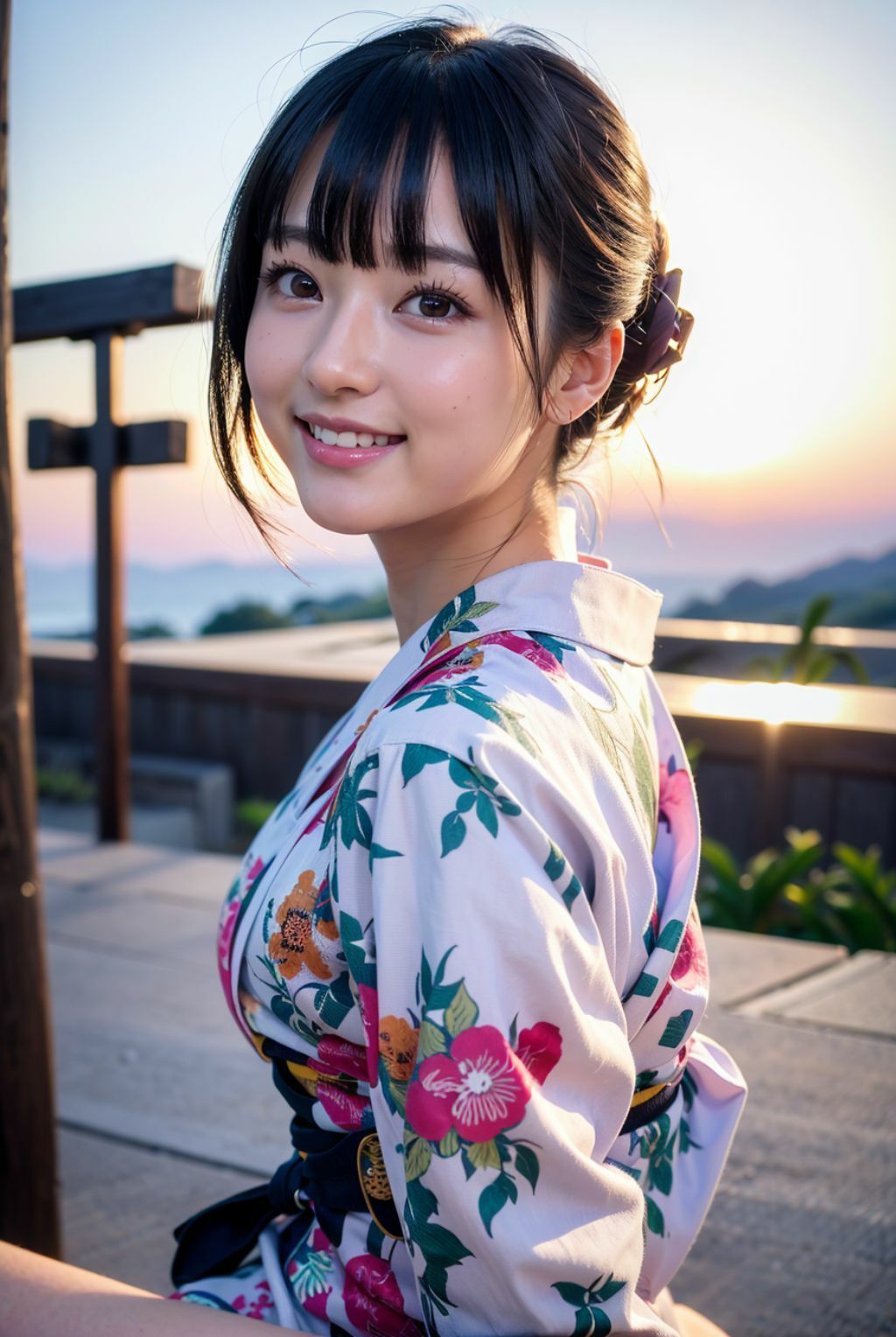 サンプル画像2:浴衣美女 浴衣とヌード(青山) [d_293958]