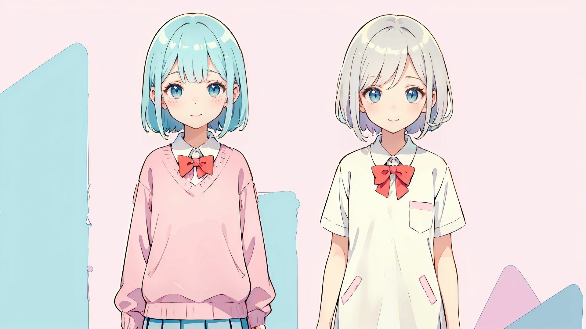 サンプル画像1:パステル少女(AI ヤン) [d_293959]