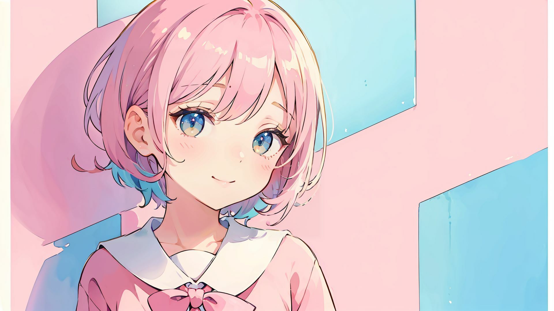 サンプル画像2:パステル少女(AI ヤン) [d_293959]