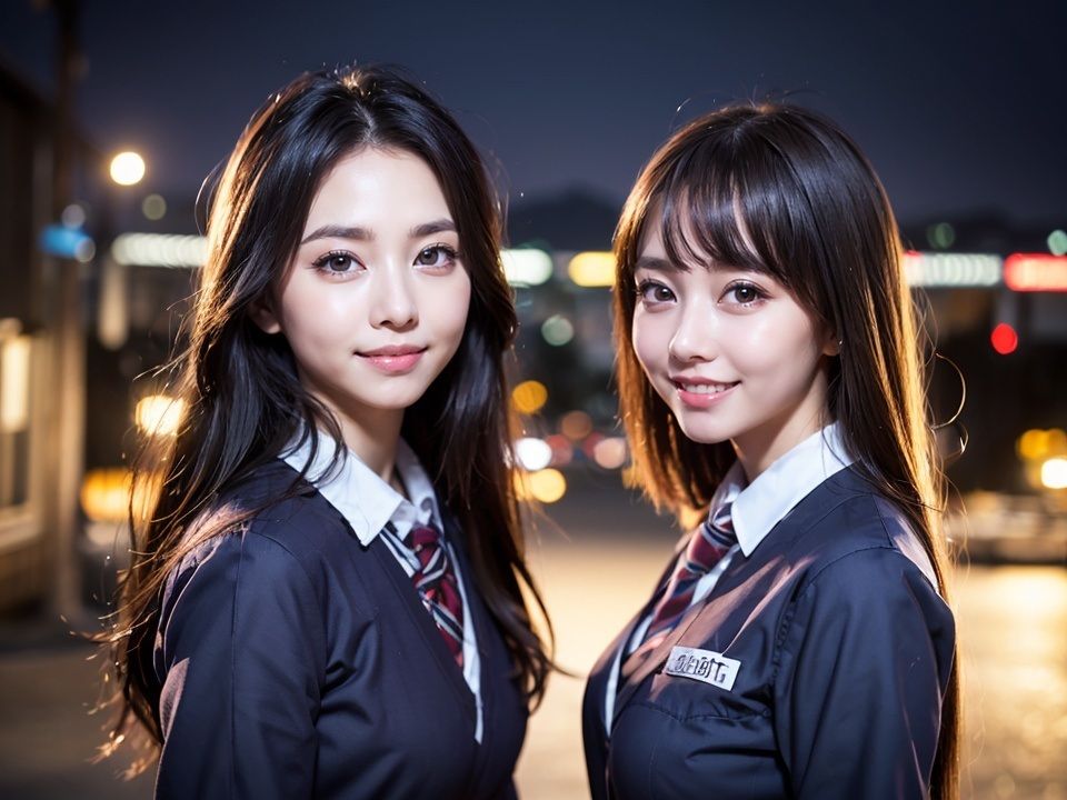 サンプル画像5:学生服の彼女(笑顔の彼女@SmileGirls) [d_293974]