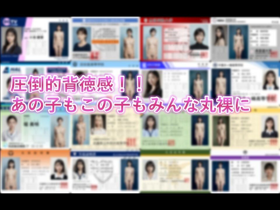 サンプル画像1:【超精細】ヌード身分証集(サブ618) [d_294098]