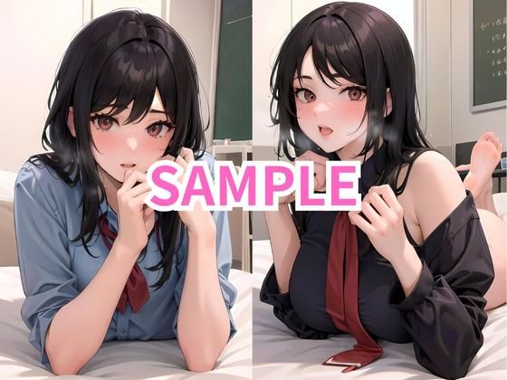 サンプル画像2:18歳の黒髪清楚な処女JKと中出しセックス(えちえち研究部) [d_294125]