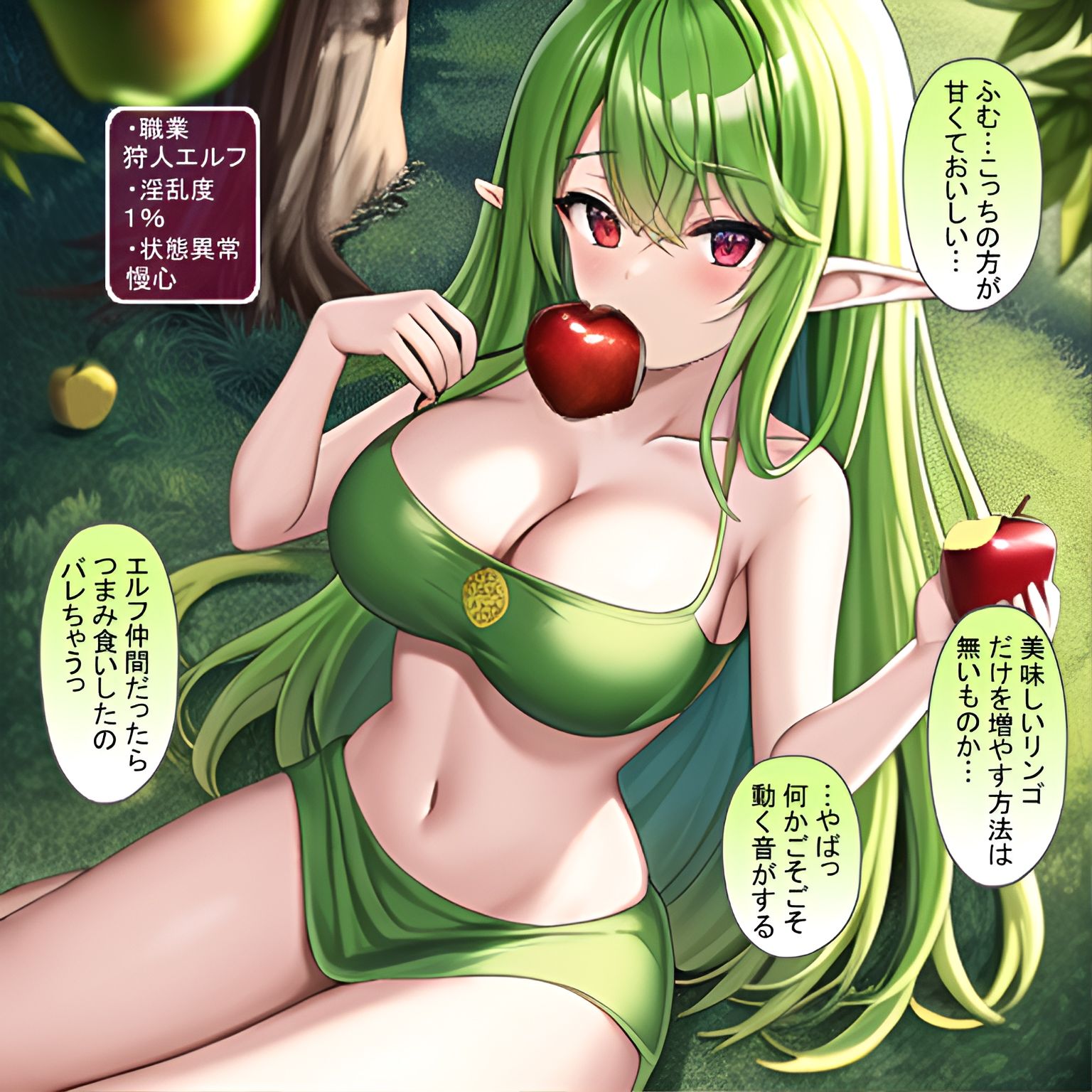 サンプル画像5:即オチ2（＋1）コマ！3 淫魔のスライムに敗北し家畜へと堕とされる女冒険者たち 〜エルフの里編〜(monopink) [d_294160]