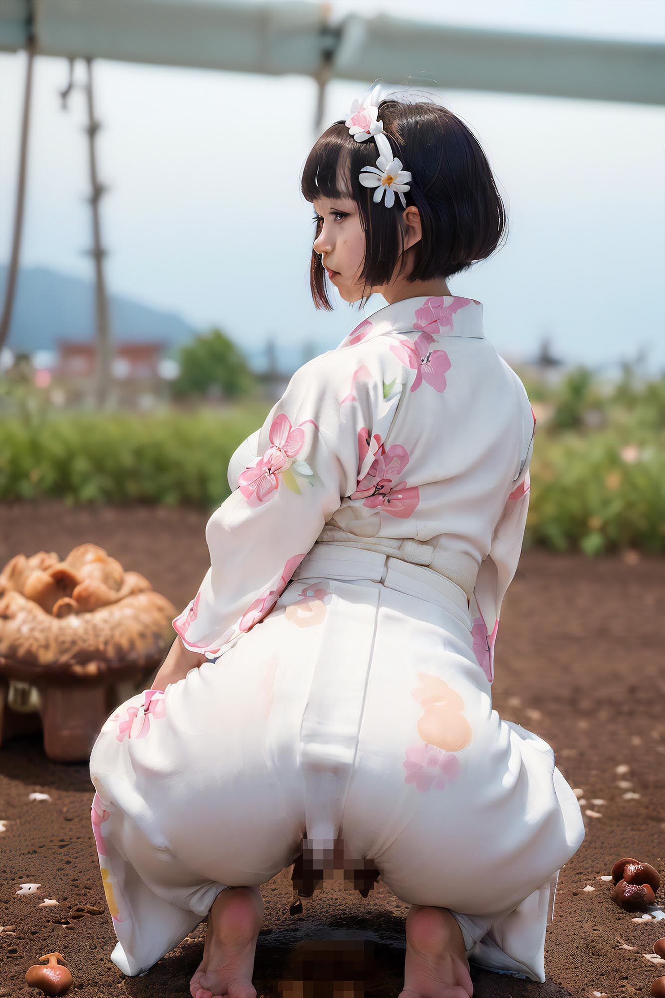 サンプル画像4:スカトロマンティック Vol.9 浴衣編(Artificial Maniacs) [d_294188]