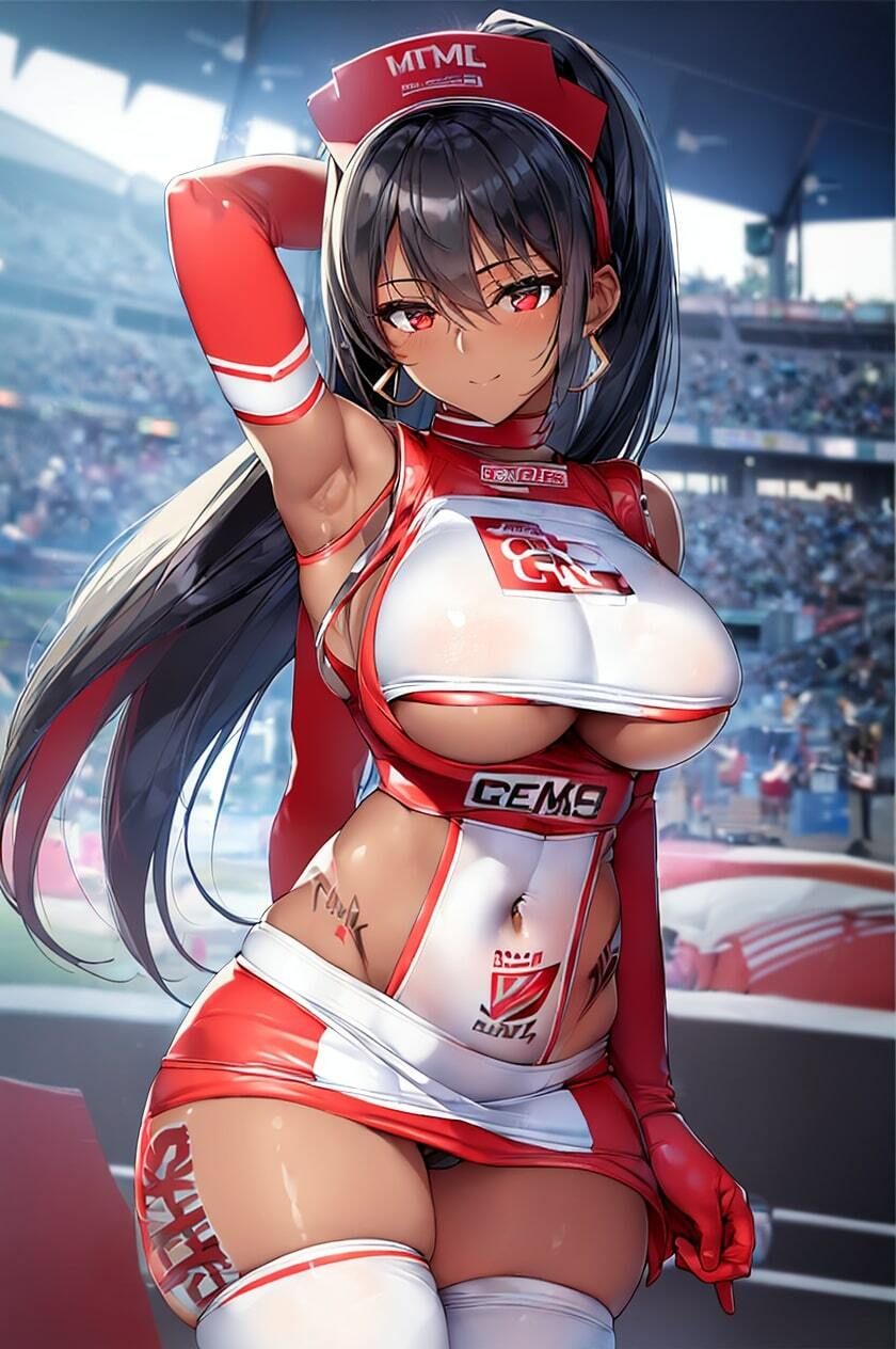 サンプル画像3:淫魔化レースクイーン(pandamwd) [d_294279]