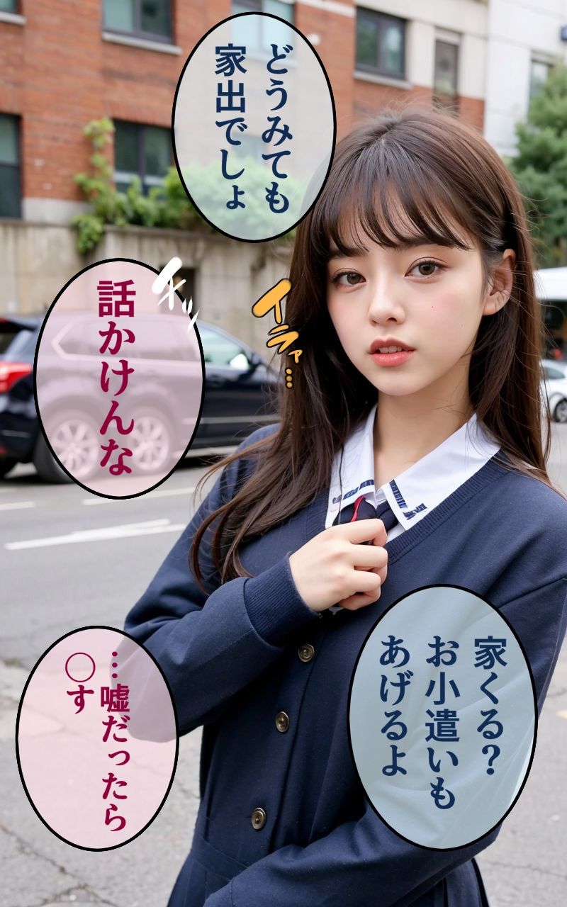 サンプル画像2:家出J◯を生で分からせる(フェチマニア) [d_294338]