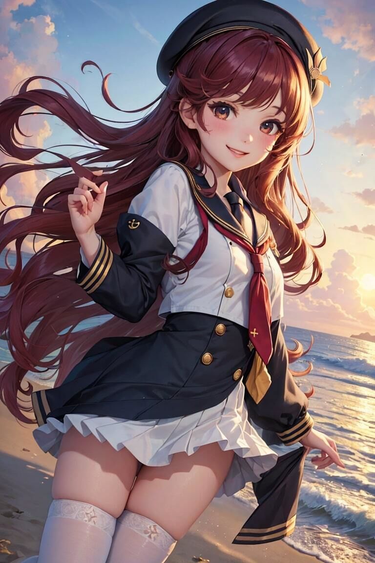 サンプル画像1:セーラー水着少女サンシャイン(ミリ子) [d_294460]