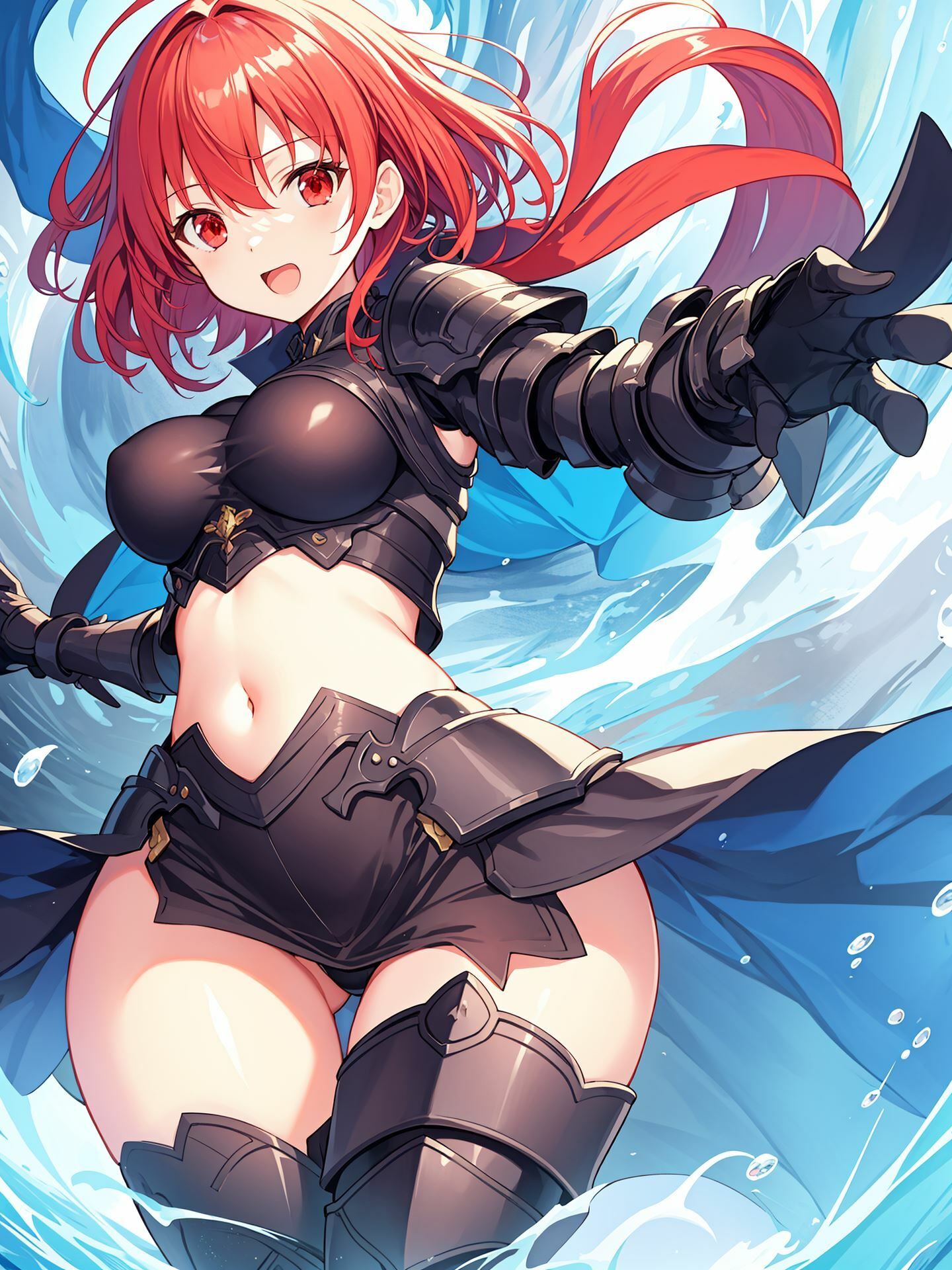 サンプル画像4:ぬるぬるダンジョン 〜 赤の戦士編 〜(にゅるほ堂) [d_294500]