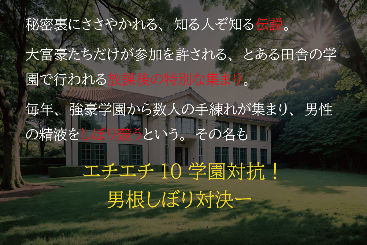 サンプル画像6:エチエチ10学園対抗！男根しぼり対決ー(BAKOOOM！) [d_294548]