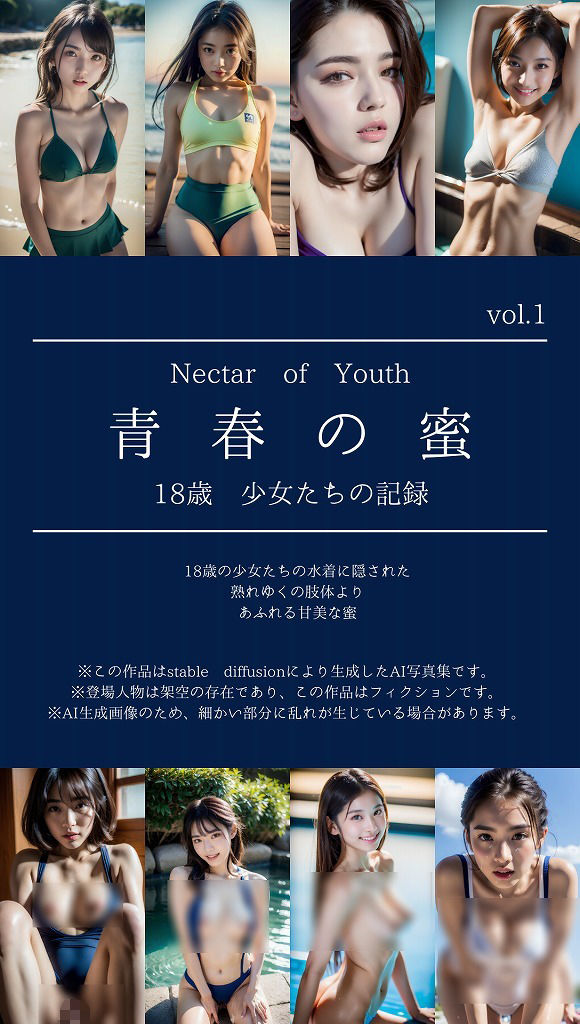 サンプル画像1:青春の蜜vol，1 水着に隠された果実 18際少女たちの記録(PixelMuse Studios) [d_294600]