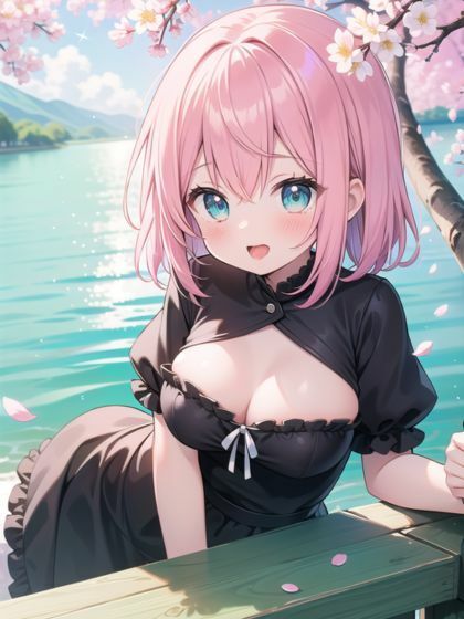 サンプル画像1:淫乱美少女淫らなお花見(梵天) [d_294614]