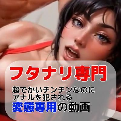 サンプル画像1:【AI動画】完全ふたなりオナニーサポート動画【男の娘になってアナルもアナニーも】(ぜんりつせん) [d_294636]