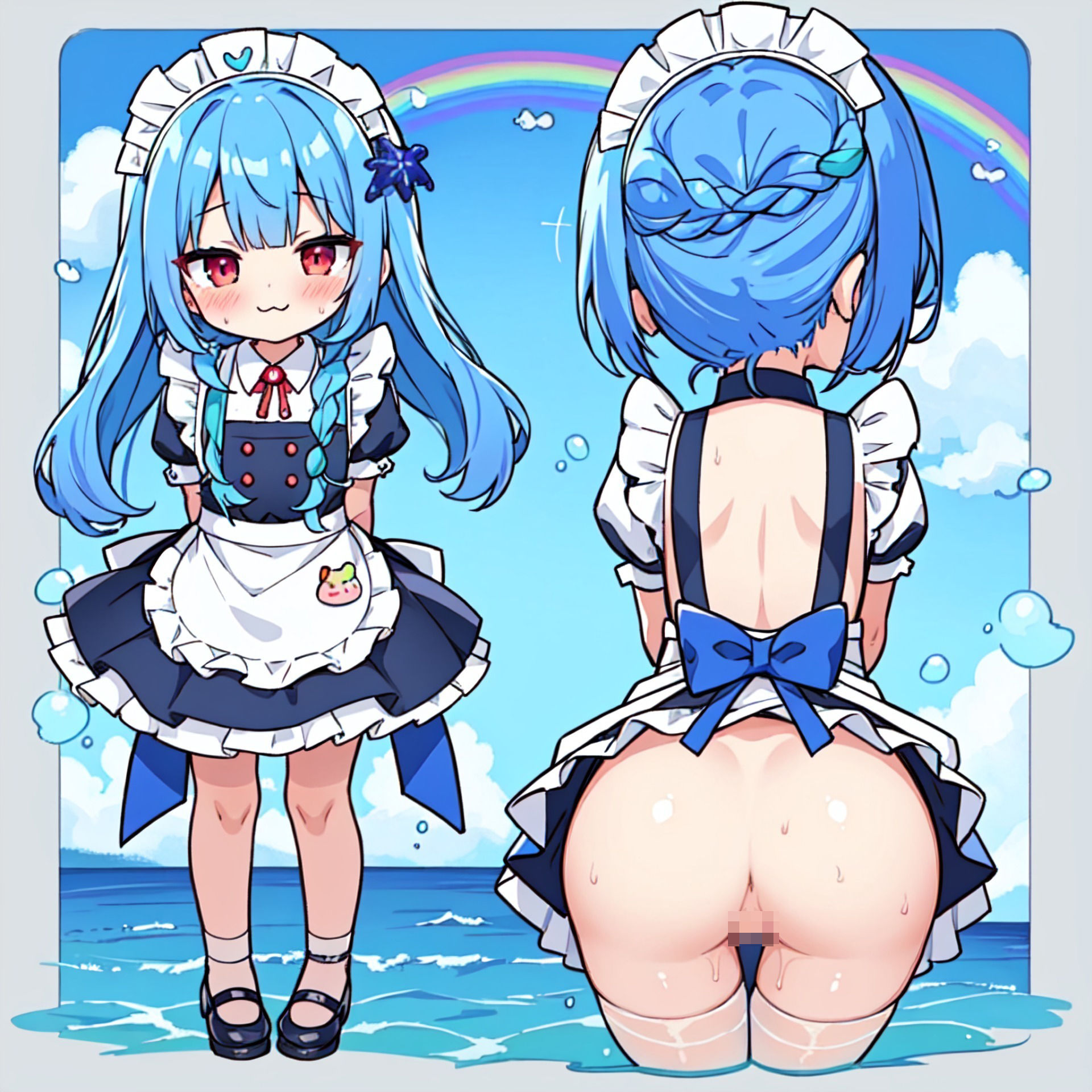 サンプル画像6:【AI作品】ぷにスジお尻これくしょん（562枚！）(緑のおっさん) [d_294672]