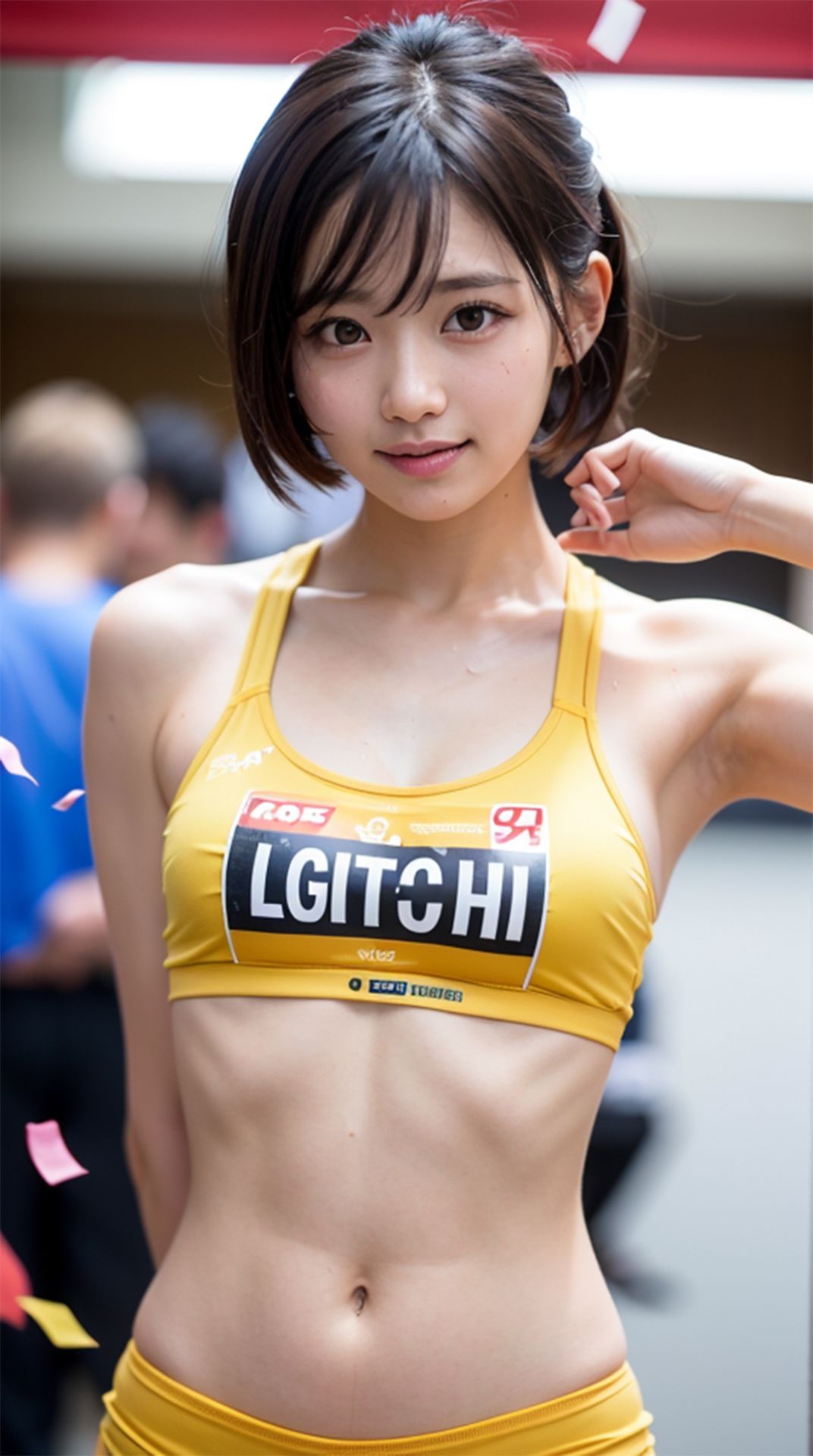 サンプル画像1:美少女アスリート 更衣室生着替え！！(エロステージ) [d_294688]