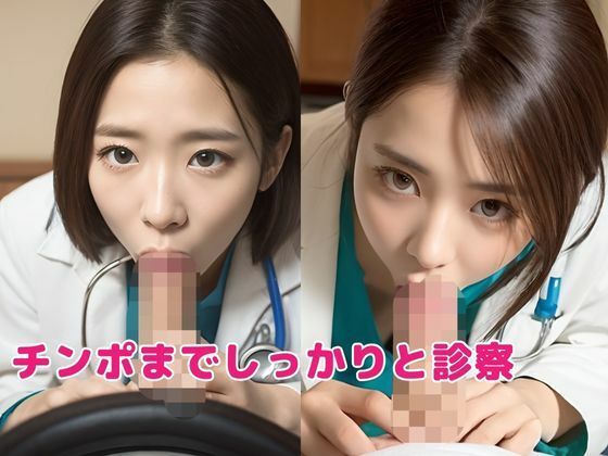 サンプル画像1:ドスケベな巨乳女医(妄想スタジオ) [d_294726]