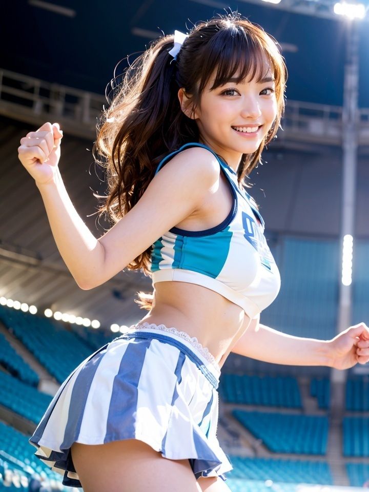 サンプル画像1:チアガールの彼女(笑顔の彼女@SmileGirls) [d_294728]