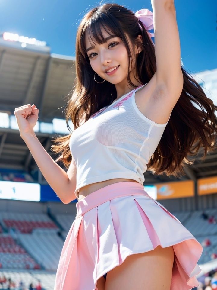 サンプル画像3:チアガールの彼女(笑顔の彼女@SmileGirls) [d_294728]