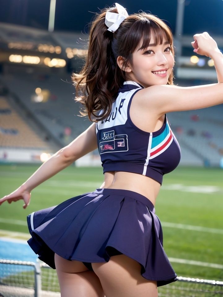 サンプル画像4:チアガールの彼女(笑顔の彼女@SmileGirls) [d_294728]