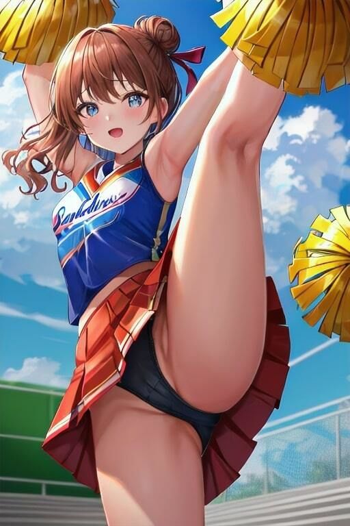 サンプル画像2:チア少女(Cosplay) [d_294785]