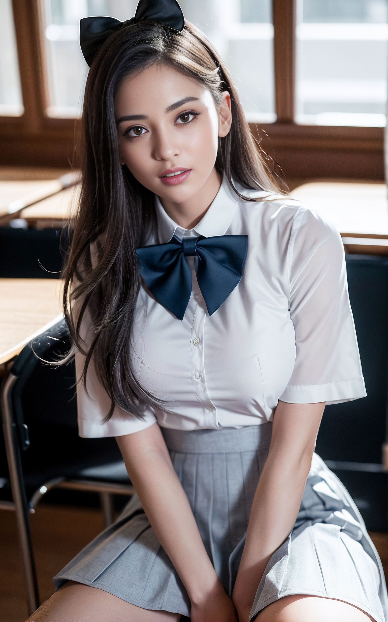 サンプル画像2:キャンパスの社交花(仙人鹿) [d_294794]